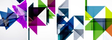 Duvar kağıdı, kartvizit, kapak, poster, afiş, broşür, başlık, web sitesi için üçgen poster