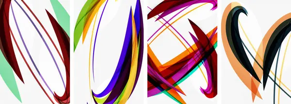 Duvar kağıdı, kartvizit, kapak, poster, afiş, broşür, başlık, web sitesi için soyut renkli dalga posterleri