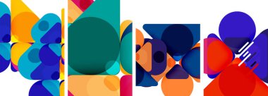 Duvar kağıdı, kartvizit, kapak, poster, afiş, broşür, başlık, web sitesi için geometrik ögeler