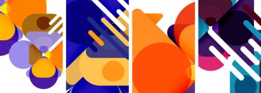 Duvar kağıdı, kartvizit, kapak, poster, afiş, broşür, başlık, web sitesi için geometrik ögeler