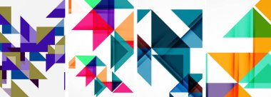 Duvar kağıdı, kartvizit, kapak, poster, afiş, broşür, başlık, web sitesi için üçgen poster