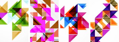 Duvar kağıdı, kartvizit, kapak, poster, afiş, broşür, başlık, web sitesi için üçgen poster