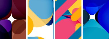 Duvar kağıdı, kartvizit, kapak, poster, afiş, broşür, başlık, web sitesi için geometrik ögeler