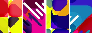 Duvar kağıdı, kartvizit, kapak, poster, afiş, broşür, başlık, web sitesi için geometrik ögeler