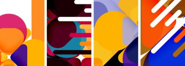 Duvar kağıdı, kartvizit, kapak, poster, afiş, broşür, başlık, web sitesi için geometrik ögeler