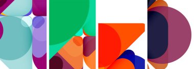 Duvar kağıdı, kartvizit, kapak, poster, afiş, broşür, başlık, web sitesi için geometrik ögeler