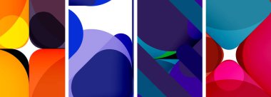 Duvar kağıdı, kartvizit, kapak, poster, afiş, broşür, başlık, web sitesi için geometrik ögeler