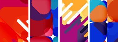 Duvar kağıdı, kartvizit, kapak, poster, afiş, broşür, başlık, web sitesi için geometrik ögeler