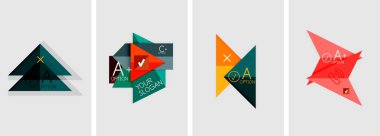 Çok az ok posteri var. Duvar kağıdı, bayrak, arkaplan, kart, kitap illüstrasyonu için vektör illüstrasyonu, iniş sayfası