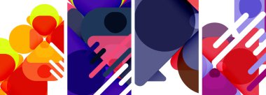 Duvar kağıdı, kartvizit, kapak, poster, afiş, broşür, başlık, web sitesi için geometrik ögeler