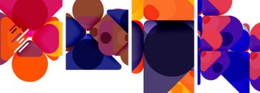 Duvar kağıdı, kartvizit, kapak, poster, afiş, broşür, başlık, web sitesi için geometrik ögeler