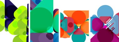 Duvar kağıdı, kartvizit, kapak, poster, afiş, broşür, başlık, web sitesi için geometrik ögeler