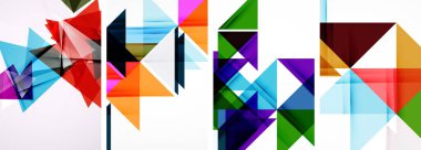 Duvar kağıdı, kartvizit, kapak, poster, afiş, broşür, başlık, web sitesi için üçgen poster