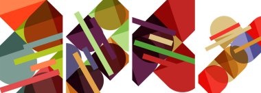 Duvar kağıdı, kartvizit, kapak, poster, afiş, broşür, başlık, web sitesi için kare ve yuvarlak şekilli geometrik poster