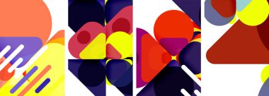 Duvar kağıdı, kartvizit, kapak, poster, afiş, broşür, başlık, web sitesi için geometrik ögeler