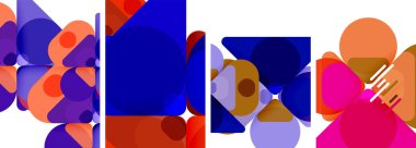 Duvar kağıdı, kartvizit, kapak, poster, afiş, broşür, başlık, web sitesi için geometrik ögeler