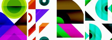 Üçgen duvar kağıdı veya poster arkaplan tasarımı