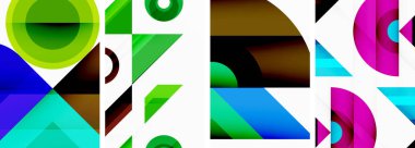 Üçgen duvar kağıdı veya poster arkaplan tasarımı