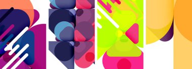 Duvar kağıdı, kartvizit, kapak, poster, afiş, broşür, başlık, web sitesi için geometrik ögeler