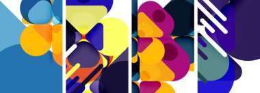 Duvar kağıdı, kartvizit, kapak, poster, afiş, broşür, başlık, web sitesi için geometrik ögeler