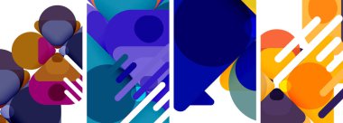 Duvar kağıdı, kartvizit, kapak, poster, afiş, broşür, başlık, web sitesi için geometrik ögeler