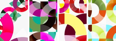 Çember çizgileri poster arkaplanı. Duvar kağıdı, bayrak, arkaplan, kart, kitap illüstrasyonu için vektör illüstrasyonu, iniş sayfası