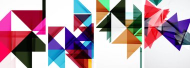 Duvar kağıdı, kartvizit, kapak, poster, afiş, broşür, başlık, web sitesi için üçgen poster