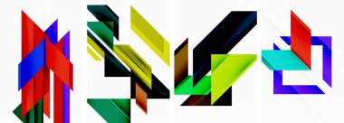 Üçgen duvar kağıdı veya poster arkaplan tasarımı