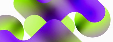 Huzur simetrisi. Minimalist Çizgiler ve Çemberler, Zarafetin Büyüleyici Soyut Arkaplanını Şekillendirerek, Mezunların Huzurlu Dansında Birleşti