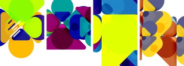 Duvar kağıdı, kartvizit, kapak, poster, afiş, broşür, başlık, web sitesi için geometrik ögeler