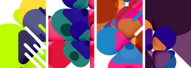 Duvar kağıdı, kartvizit, kapak, poster, afiş, broşür, başlık, web sitesi için geometrik ögeler