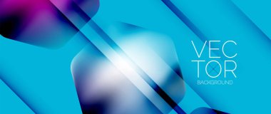 Dinamik parlak renkli geometrik elementler sıvı gradyanlarla, ışıklarla, gölgelerle minimum arkaplanda harmanlanarak büyüleyici bir bileşim oluşturur.