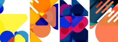 Duvar kağıdı, kartvizit, kapak, poster, afiş, broşür, başlık, web sitesi için geometrik ögeler