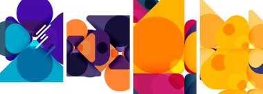 Duvar kağıdı, kartvizit, kapak, poster, afiş, broşür, başlık, web sitesi için geometrik ögeler