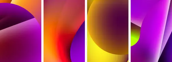 Υγρά Αφηρημένα Σχήματα Χρώματα Κλίσης Αφηρημένα Υπόβαθρα Για Ταπετσαρία Επαγγελματική — Διανυσματικό Αρχείο