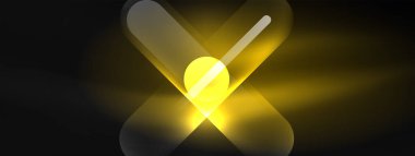 Soyut tasarım, neon ışıklı efektlerle titreşir. Karanlığın içinde büyüleyici bir parıltı yayar. Gözü canlı enerjisiyle büyüler. Cam daireler parlak ışık efektleri