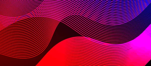 Dinamik dalga geometrik tasarımı. Duvar Kağıdı, Sancak, Arkaplan, Kart, Kitap İllüstrasyonu, İniş Sayfası