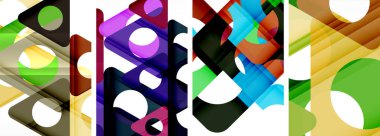 Soyut arkaplan seti, üçgenlerin dinamik etkileşimini gösteriyor. Modern tasarım ve geometrik cazibenin birleşimi