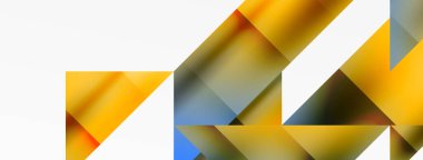 Büyüleyici vektör soyutlaması. Üçgenler büyüleyici dansla kesişiyor, dinamik geometrik zemin hazırlıyorlar. Şekil ve açıların birleşimi modern tasarımın sanatsal senfonisini yaratır.