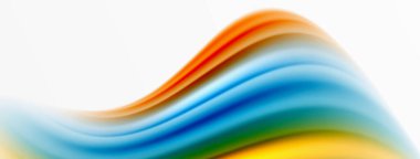 Gökkuşağı rengi ipekten bulanık arka plan beyaz, göz kamaştırıcı bir şekilde canlı arkaplan. Göz kamaştırıcı renk karışımı gökkuşağını, ipeksi ve zarif dalgalı deseni anımsatıyor.