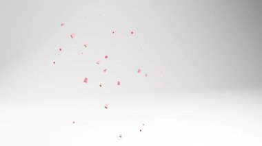 Işık stüdyo animasyonunda 3D küre konsepti