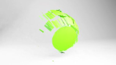 3d silindir canlandırma teknolojisi kavramı