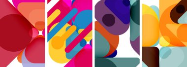 Duvar kağıdı, kartvizit, kapak, poster, afiş, broşür, başlık, web sitesi için geometrik ögeler