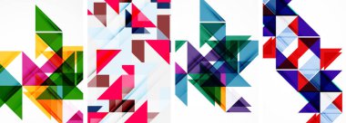 Duvar kağıdı, kartvizit, kapak, poster, afiş, broşür, başlık, web sitesi için üçgen poster