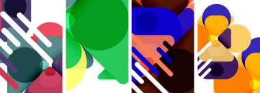 Duvar kağıdı, kartvizit, kapak, poster, afiş, broşür, başlık, web sitesi için geometrik ögeler