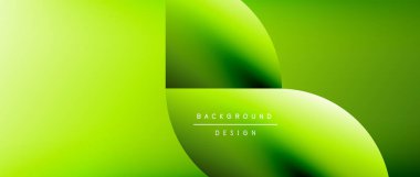 Posterler, kapaklar, afişler, broşürler, web siteleri için parlak renk çemberi ve yuvarlak element minimal geometrik soyut arkaplan