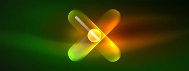 Soyut tasarım, neon ışıklı efektlerle titreşir. Karanlığın içinde büyüleyici bir parıltı yayar. Gözü canlı enerjisiyle büyüler. Cam daireler parlak ışık efektleri