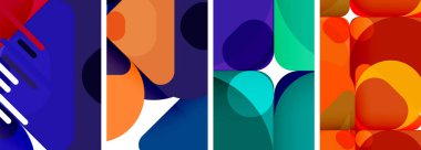 Duvar kağıdı, kartvizit, kapak, poster, afiş, broşür, başlık, web sitesi için geometrik ögeler