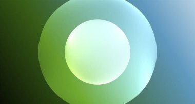 Metnin ya da ürün sunumu için neon cam daire telif alanı geometrik arkaplan. Duvar kağıdı, bayrak, arkaplan, kart, kitap illüstrasyonu için vektör illüstrasyonu, iniş sayfası