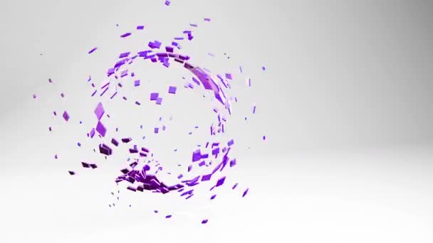 Sphere Rotace Transformace Animace Pohybu Grafiky Geometrické Pozadí Animace — Stock video